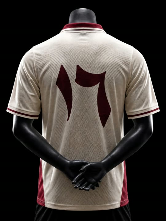 Palästina Trikot Heritage White – Arabische Kalligrafie Fußballtrikot kaufen Deutschland